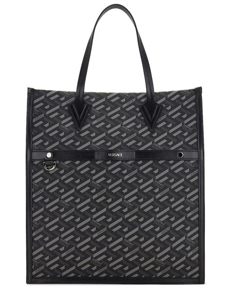 versace nero rutenio|Tote In Nero Grigio Rutenio .